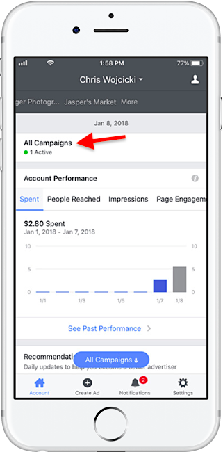 Facebook Ad Manager